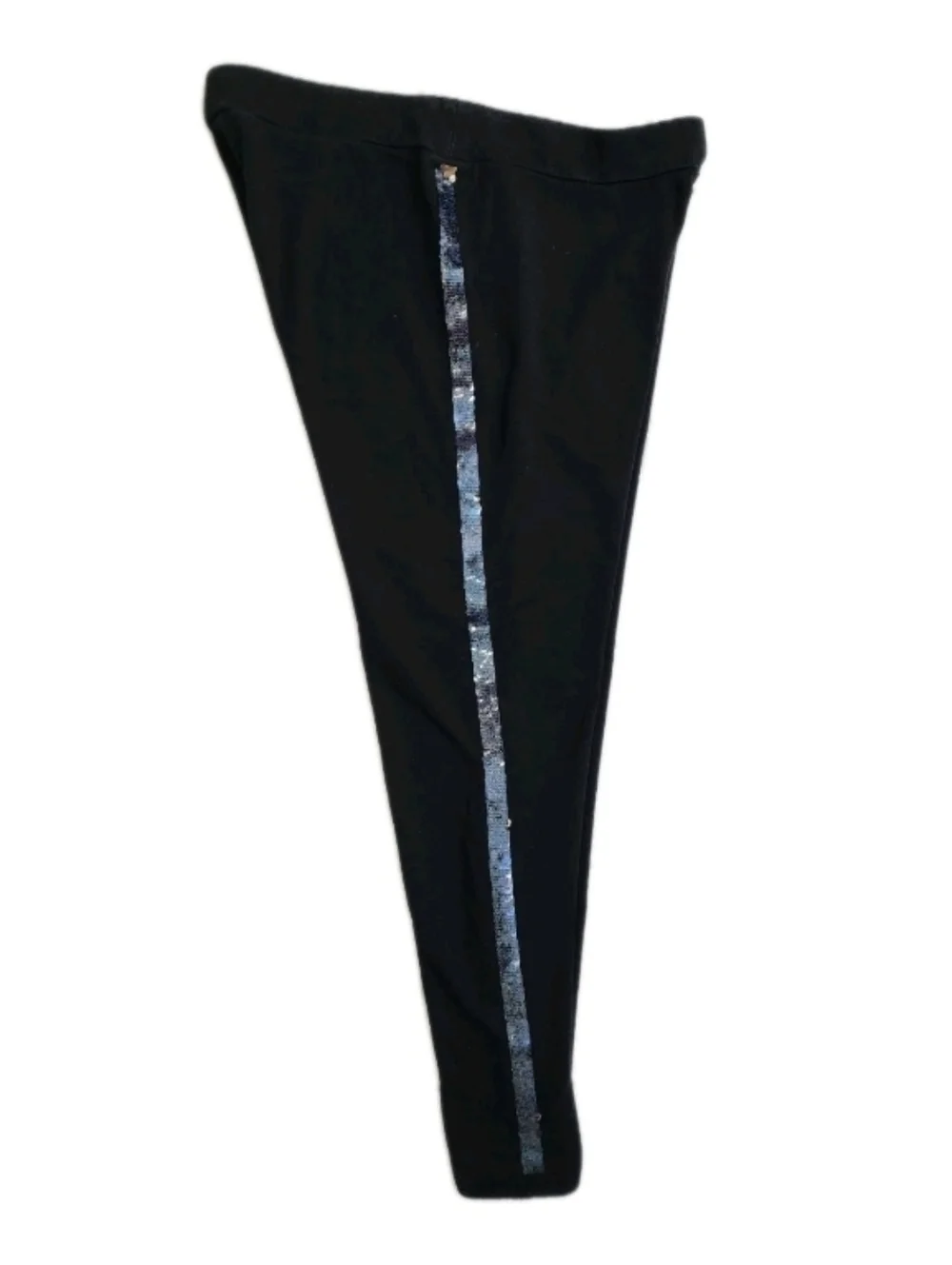 Children's Place GIRLS Flip Sequin Stripe Cozy Leggings Cotton Blend XL (14)